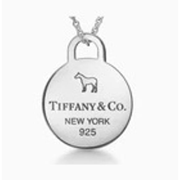 Tiffany x Beyoncé Return to Tiffany Medium Necklace Sterling Silver - Picture 1 of 7